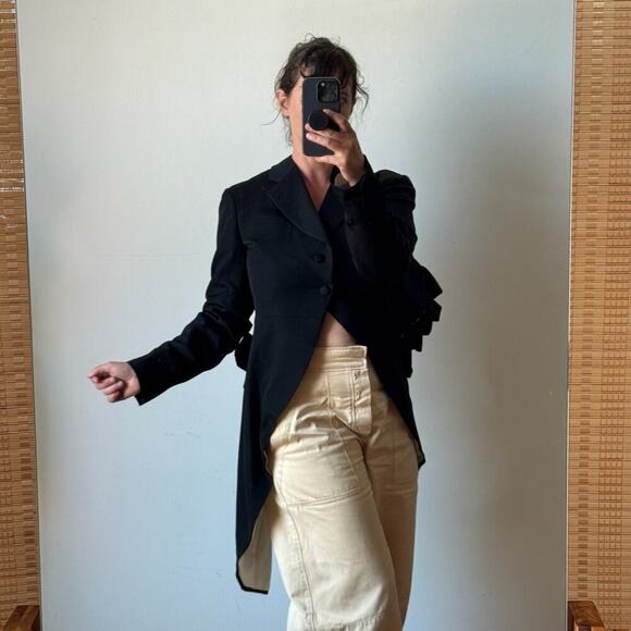 NWT COMME DES GARCONS Couture Cut-Out Deconstructed Blazer - Picture 1 of 14